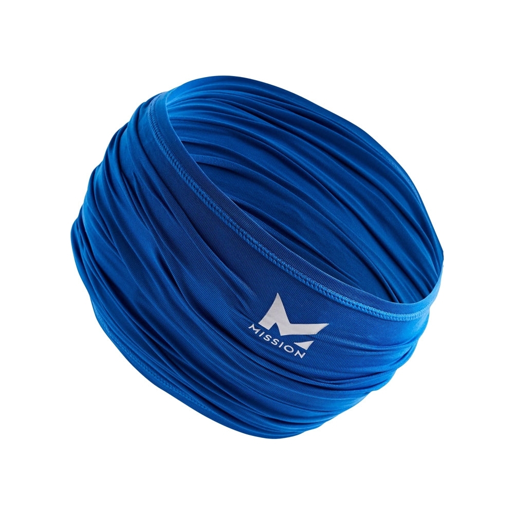 Mission Enduracool Cooling Multi-Function Neck Gaiter, Blue - One Size  NW